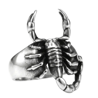 Scorpion-ring-stainless-steel