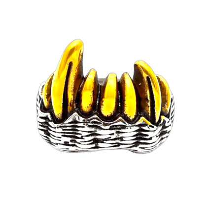 Vampire Ring — Gold and Silver